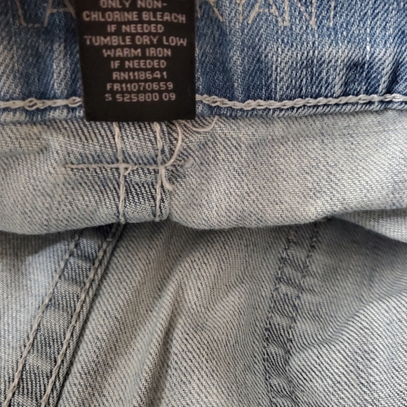 Lane Bryant Bleach Splatter Distressed Boyfriend Denim Jeans sz 20 Average - Picture 11 of 12